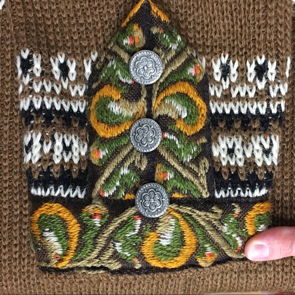 Vintage NORDSTRIKK Norwegian Wool Sweater cardi - Picture 9 of 16